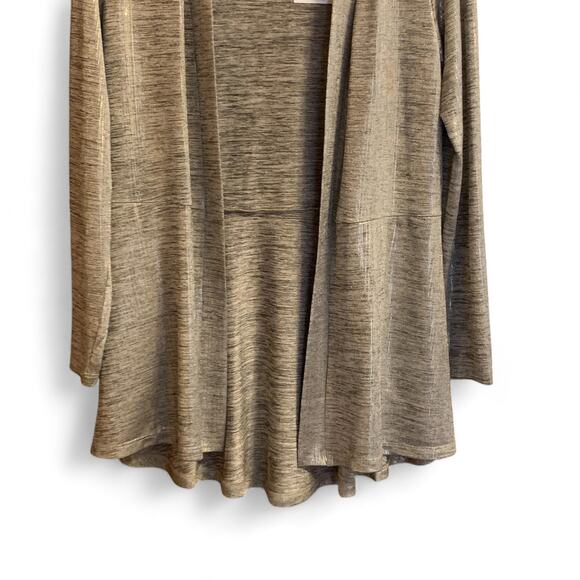 Susan Graver Cardigan Tank Set Foil Liquid Knit Metallic Thread Womens XXS - Picture 3 of 12